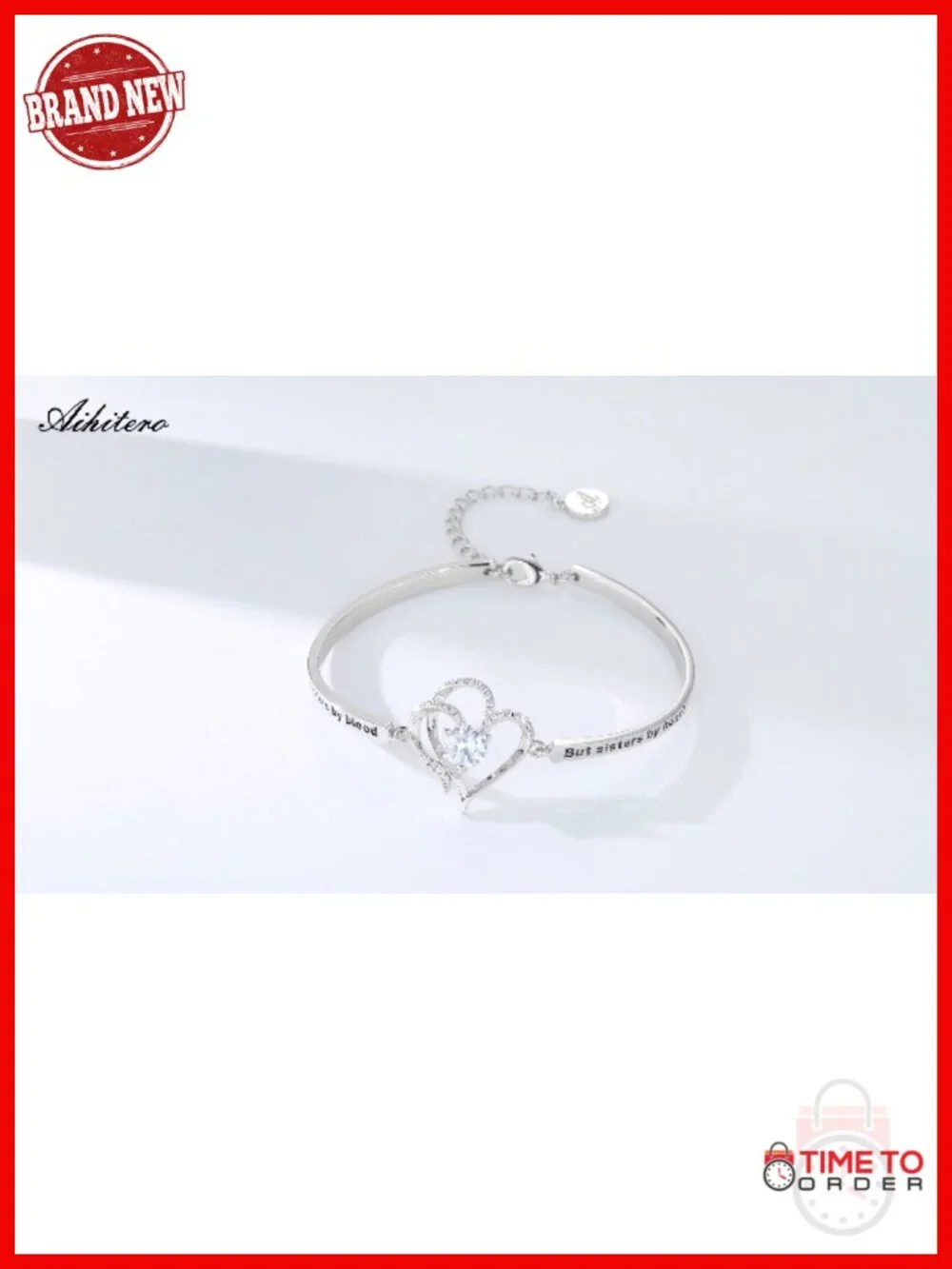 Badass Sister Bangle Bracelet Engraved Gift for Best Friend Women Jewelry